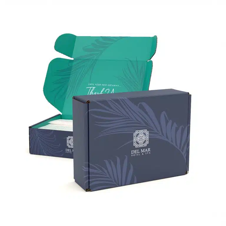 Mailer Box Blue Green Mailer Box Blue Green