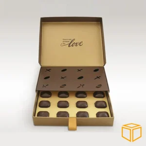 Custom Chocolate Cardboard Boxes