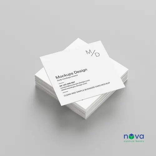 Embossed Square Business Cards Embossed Square Business Cards