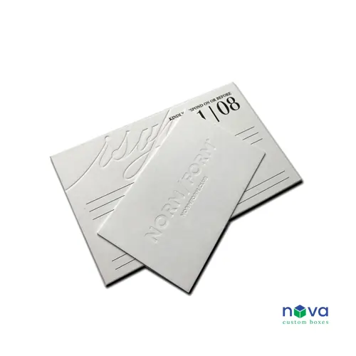 Embossed Square Business Cards - Image 4 Embossed Square Business Cards - Image 4