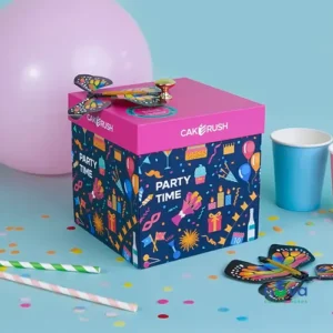 Exploding Cake Boxes