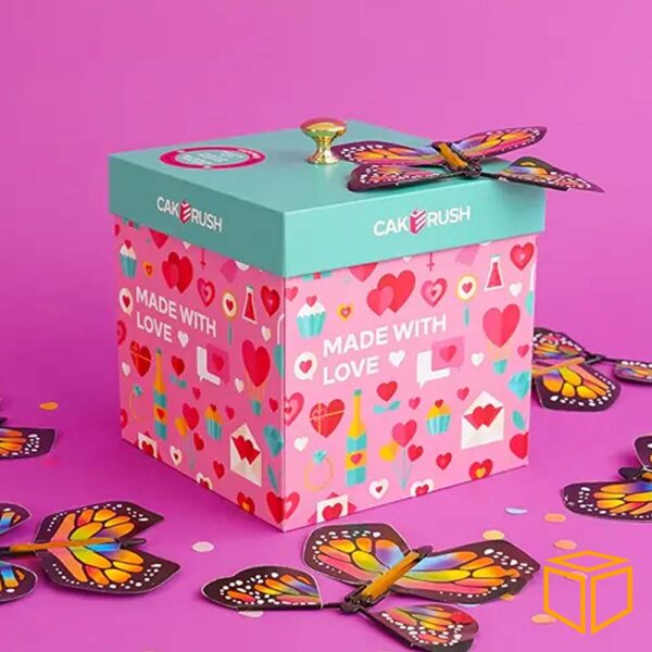 Exploding Cake Boxes wholesale |Printed Exploding Cake Boxes