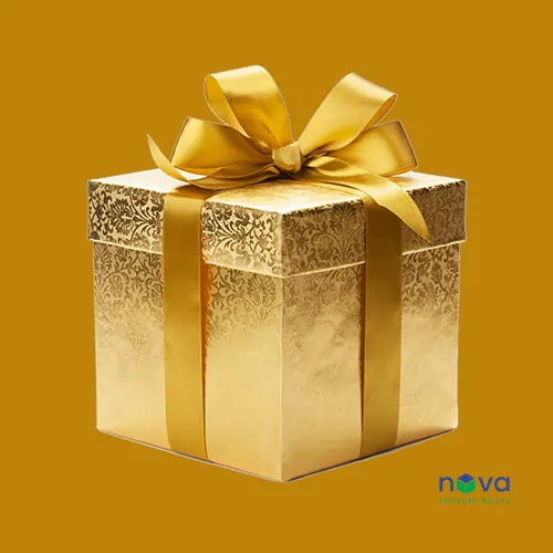 Gold Cake Boxes Gold Cake Boxes