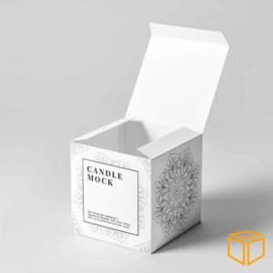 White Candle Boxes