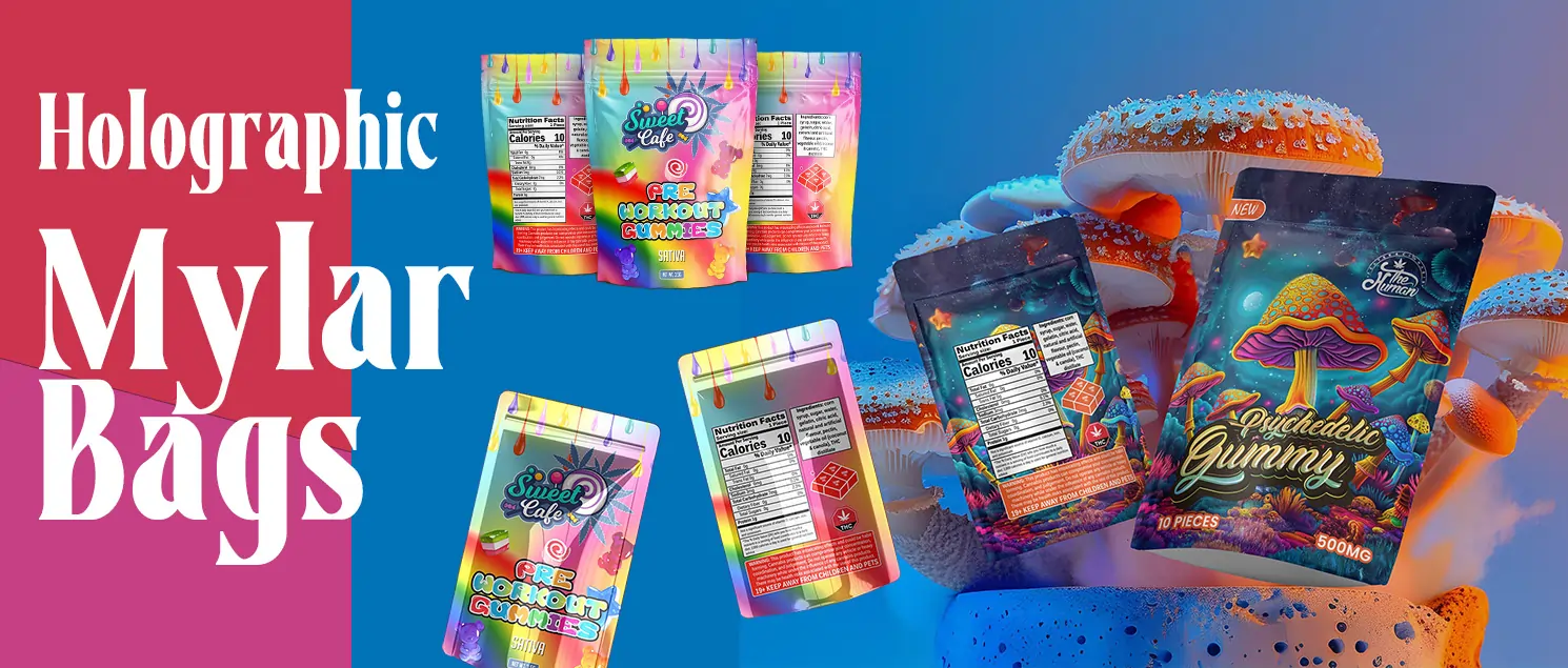 Custom Holographic Mylar Bags Make Your Brand Impossible to Ignore