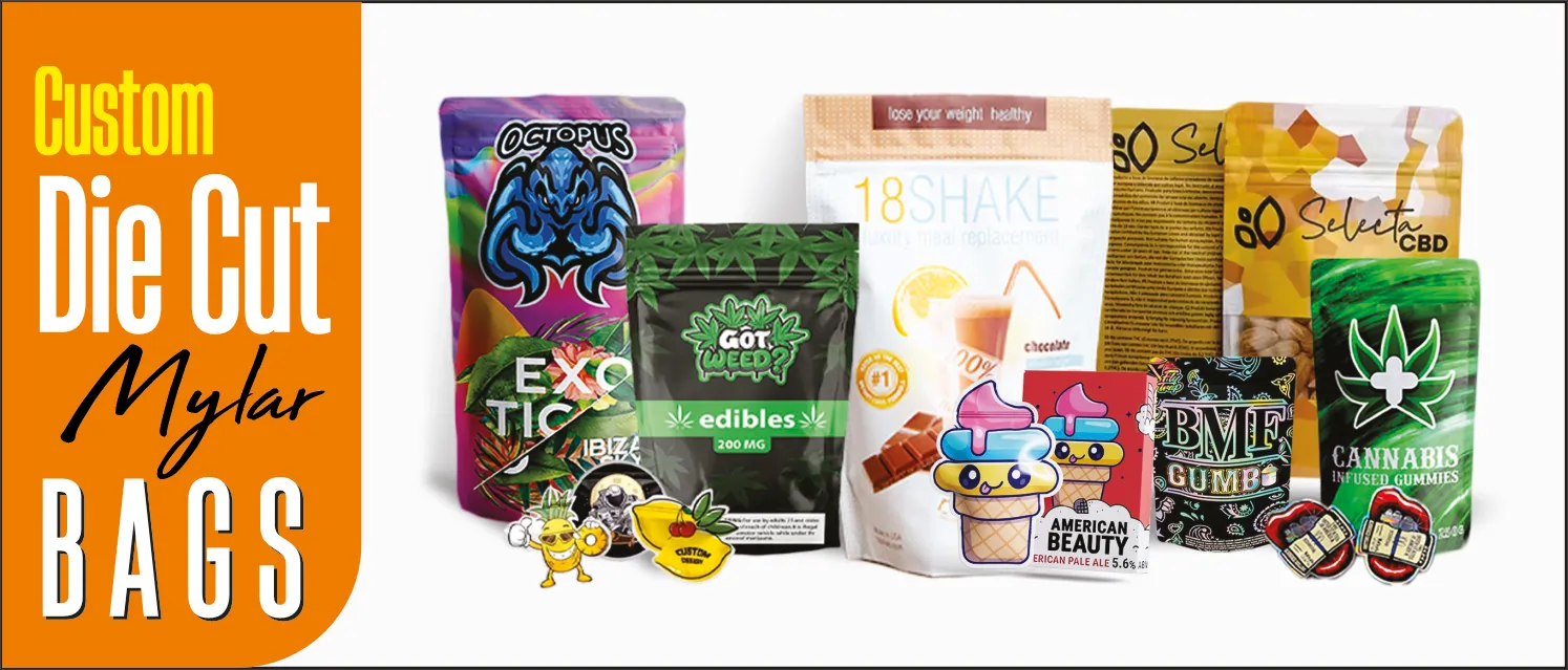 Custom Die Cut Mylar Bags That Make Your Brand Stand Out